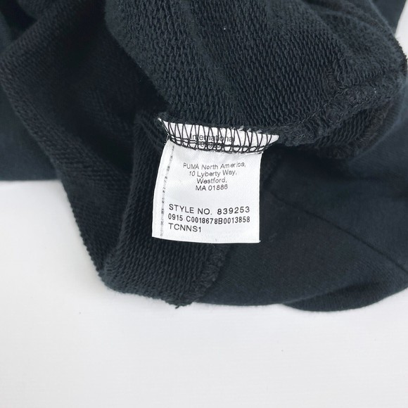 Puma Women's S Pink Speed Cat Long Sleeve Black Mock Neck Pullover Sweatshirt - Picture 8 of 9